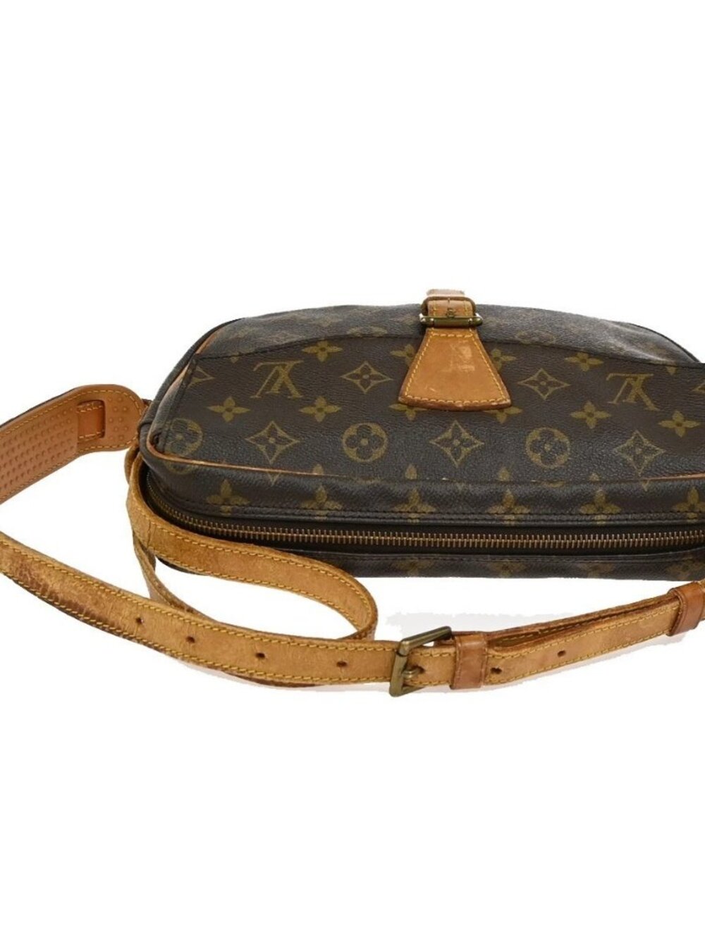 LOUIS VUITTON Jeune Fille GM Shoulder Bag Monogram Leather Brown M51225 61YJ067 - Picture 5 of 16